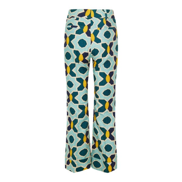Hendrix printed cotton trousers