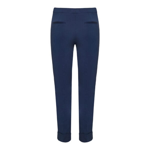 Stretch cotton trousers