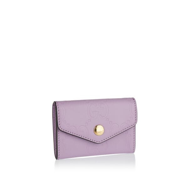 GG embossed card case