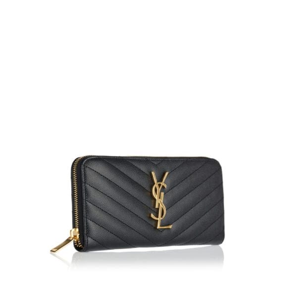 Cassandre zip-around leather wallet