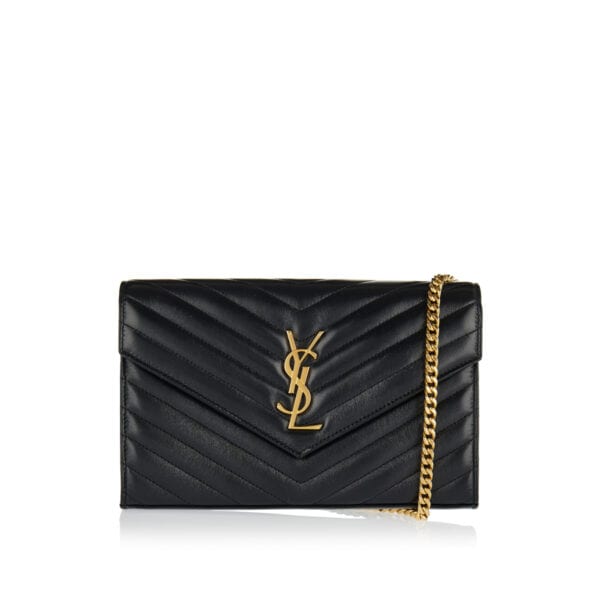 Cassandre leather chain wallet