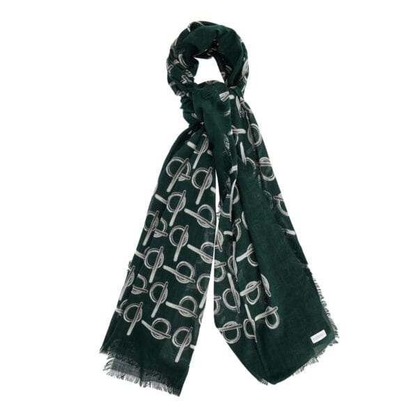B wool scarf