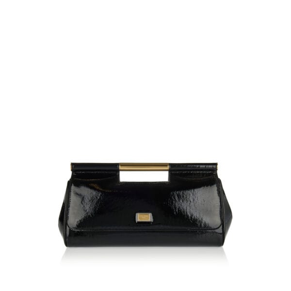 Sicily large leather clutch