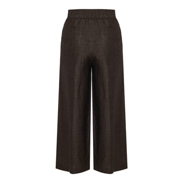 Crop linen trousers